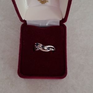 Kay Jeweler Sapphire & Silver 925 Ring